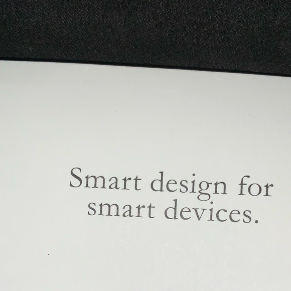 NEW! COACH Tablet Sleeve iPad Mini Black Pebbled Leather Snap Closure NWT! - Picture 5 of 14